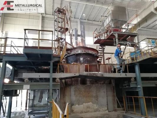 فرن ذوبان الألومينا البني المذاب 10000KVA فرن الكوروندوم 380V
