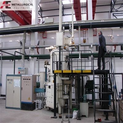 تحكم PLC فرن صناعي ذوبان الفراغ 100kg-500kg 380V Voltage