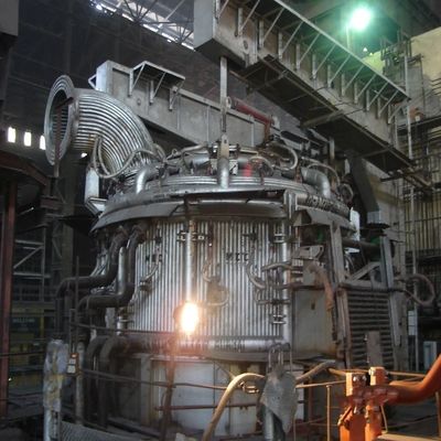 فرن القوس الكهربائي 10T EAF 15T فرن التكرير الطلاء وذوبان الحديد الزهري بأسعار معقولة